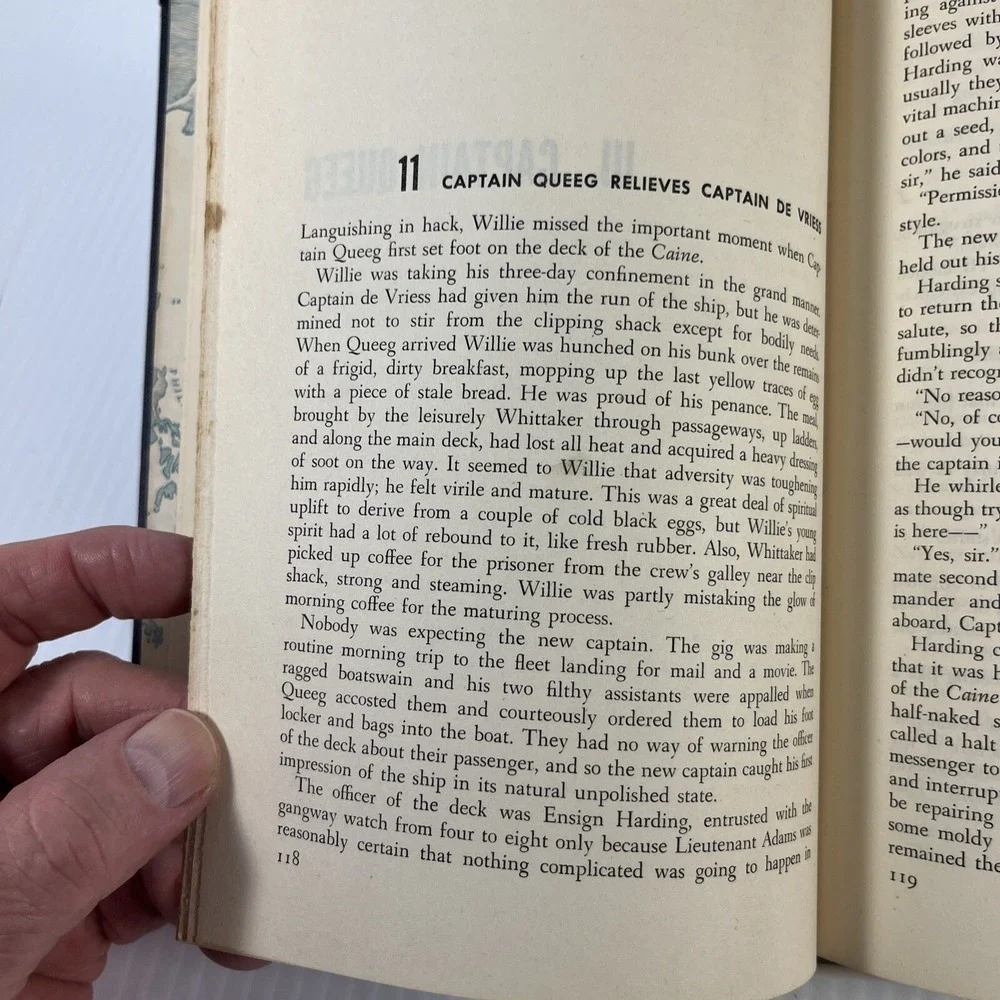 The Caine Mutiny Herman Wouk 1951 Vintage Book Hardcover